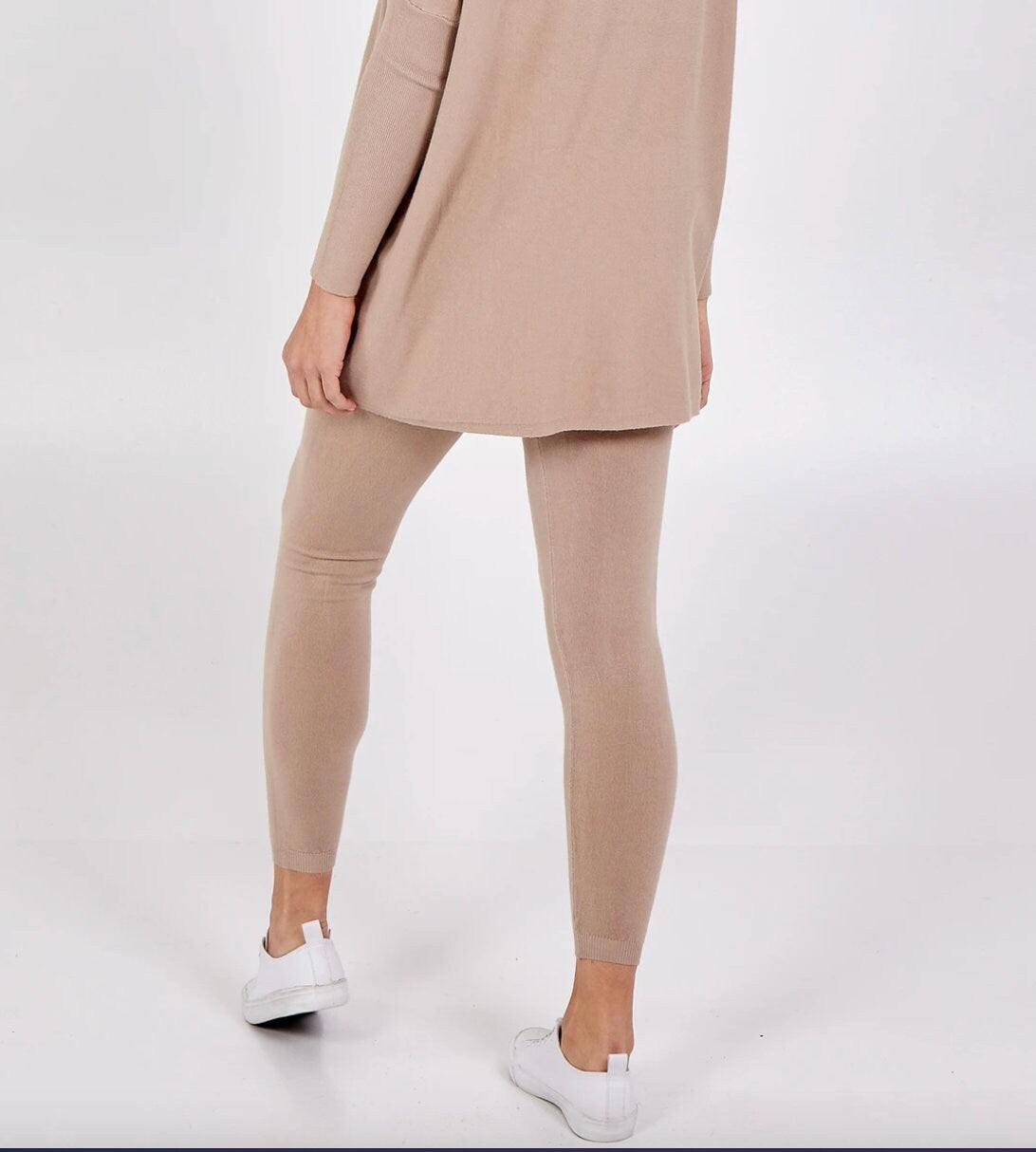 Made in Italy Crew Neck Batwing With Pockets Lounge Set