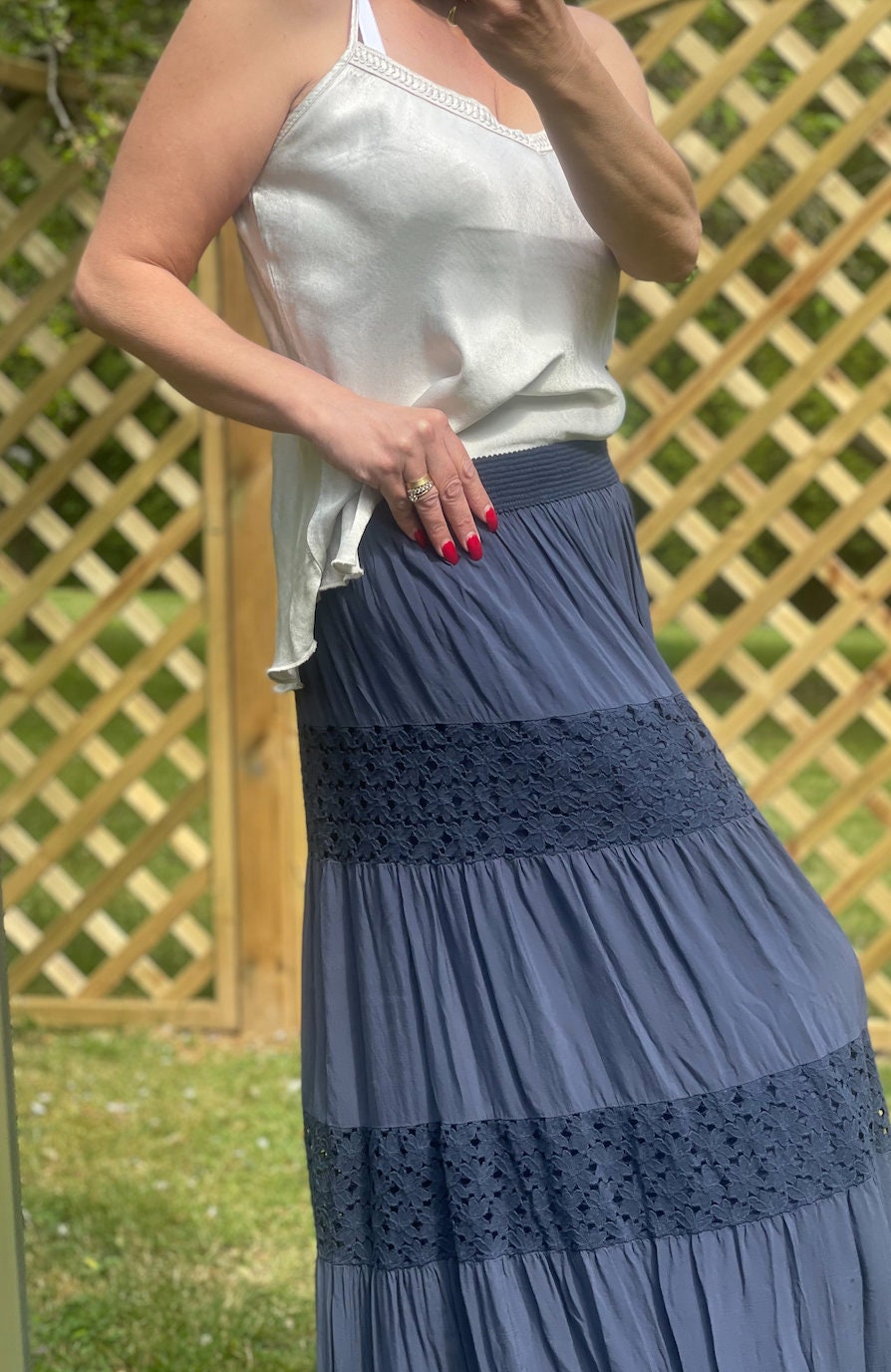 Made in Italy Off White Silk Affect Camisole